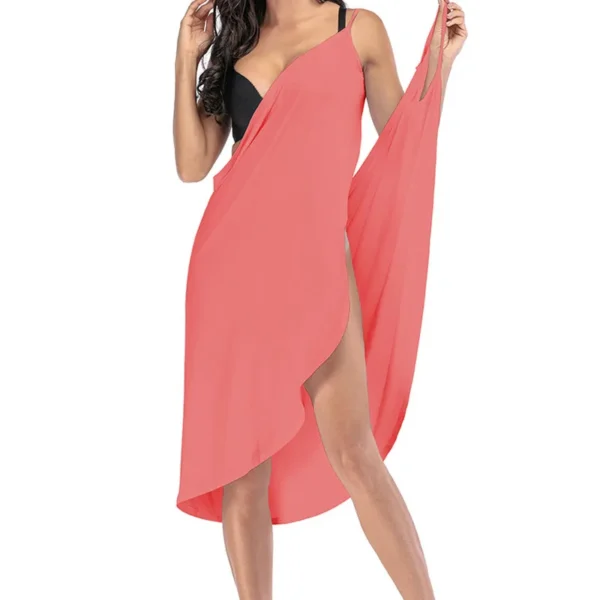 Women's Beach Wrap Dress Cover-up - Image 3